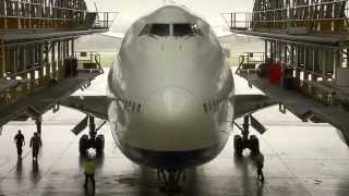 British Airways Boeing 747400 in DCheck [upl. by Felicia]