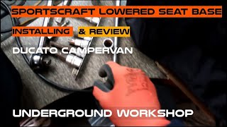 sportscraft lower seat base installing and review [upl. by Dyl653]