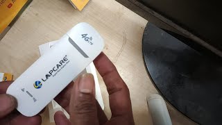 Lapcare 4G Wireless usb dongle Unboxing [upl. by Skardol]