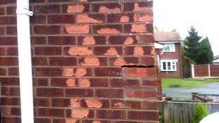 Bricklaying How to replace frost damaged bricks [upl. by Ricca]