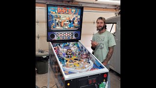 Restoration complete 1994 Williams Popeye Pinball Maybe the nicest one out there [upl. by Resiak]