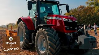 MASSEY FERGUSON 6718S Dyna6 per Macgest in Campo  trattori HD [upl. by Sivar290]