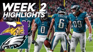 Vikings vs Eagles  2023 Week 2 Highlights [upl. by Torin630]