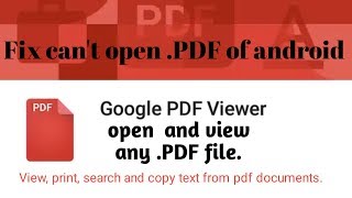 How to fix cant open PDF file in androidgoogle pdf viewersimple trics [upl. by Leventis]