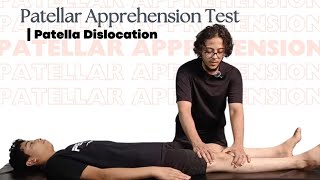 Patellar Apprehension Test  Patella Dislocation [upl. by Sauer]