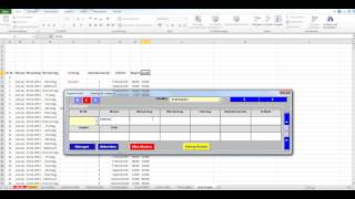 Datenbanken in Excel aus flexibler Eingabemaske mit Datentypen  Zuweisung erstellen Schichtplan [upl. by Caldeira]