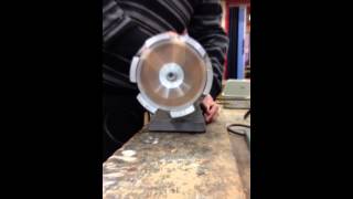 Homemade air raid siren aluminium casting Cold War [upl. by Etnohc]