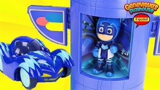 Video Educativo para Niños Juguetes☻PJ Masks☻ Coches [upl. by Sicnarf47]