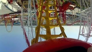 Millennium Roller Coaster front seat onride HD POV Fantasy Island [upl. by Storfer546]