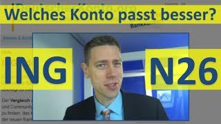 GratisN26 doch besser als ING Konto [upl. by Elisabet276]