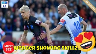 Arsene Wenger Making Light Work of Zidane in Charity Match 😍 2019 HD [upl. by Kiernan]