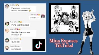 Mina Exposes the Dekusquads TikToks  MHABNHA Text  JuniyoisonSaturn [upl. by Carter]