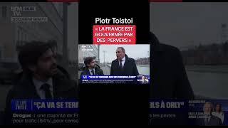 Piotr Tolstoi dit que le gouvernement français est gouverner par des pervers￼ [upl. by Huber]