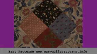 four patch quilts free patterns free vintage quilt block patterns [upl. by Dnalyk]