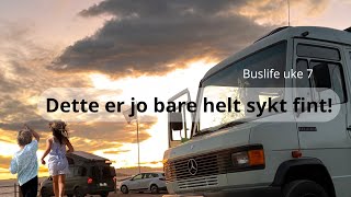 DETTE ER JO BARE HELT SYKT FINT buslife uke 7 [upl. by Elleinod]