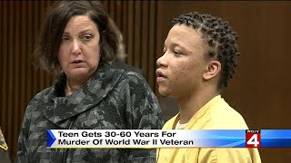 Teen gets 3060 years for murder of World War II Veteran [upl. by Arjan]