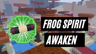 Frog Spirit Awaken Spawn location  Shindo Life [upl. by Ahsinal]