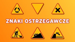 2  Znaki drogowe  Ostrzegawcze [upl. by Atirac]