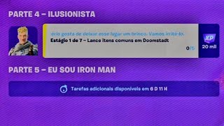 Narrativas parte 4  O Ilusionista C5T4  Fortnite [upl. by Behah55]