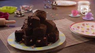 Philips Chef  Brownies uit de Airfryer XXL [upl. by Arras677]