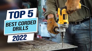 Top 5 Best Corded Drills 2023 [upl. by Dnalevelc]