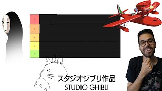 La Tier List film Studio Ghibli di DARIO MOCCIA [upl. by Etteniuqna]