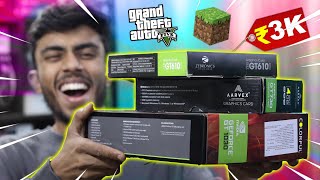 I BOUGHT EVERY CHEAPEST GPU EVER 🔥 Best GPU For Gaming Under Budget ⚡ [upl. by Etra]