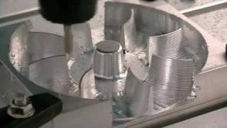 Aluminium Gebläserad MillStep CNC Fräsmaschine Graviermaschine [upl. by Rica]