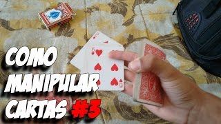 COMO MANIPULAR CARTAS LIKE A BOSS  CORTANDO O BARALHO COM UMA MÃO Cardistry Tutorial 3 [upl. by Ramirol]