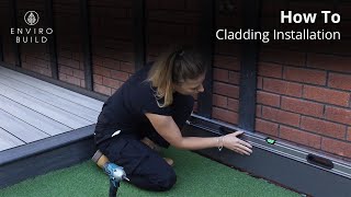 Composite Cladding Installation  Stepbystep Tutorial by EnviroBuild [upl. by Tifanie]