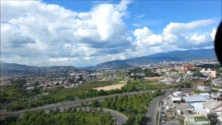 Landing Toncontin Airport  Cockpit view 1080p [upl. by Nwahsad]