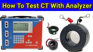 How to Testing CT with CTAnalyzer Machine  Current Transformer Testing  CT Testing in Hindi [upl. by Bertila]