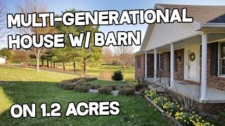 VIDEO  Multigenerational property  multigenerational house for sale Danville Kentucky [upl. by Lrigybab]