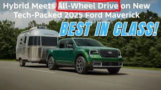 2025 Ford Maverick Hybrid all wheel drive  Game changer best in class for MPG compact truck AWD [upl. by Sofko]