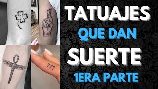 TATUAJES que dan SUERTE 🍀  Significado  Golden Tattoo [upl. by Alyar]