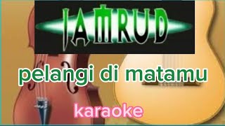 pelangi di matamu  jamrud karaoke akustik biola gitar [upl. by Jori]