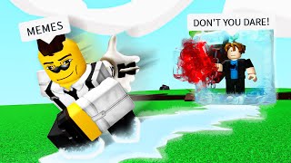 ROBLOX Slap Battles Funny Moments Part 2 MEMES 👏 [upl. by Salguod]