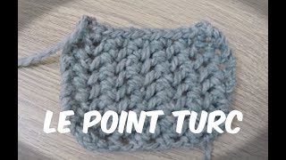 Un Nouveau point au tricot  pour un Nouveau projet   Le Point Turc [upl. by Dorris]