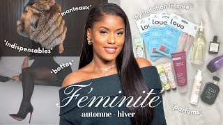 COMMENT ÊTRE FÉMININE amp APPRÊTÉE CETTE SAISON 🍂  indispensables hygiène hydratation vêtements [upl. by Emmeram]