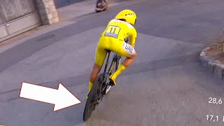 How Tadej Pogacar Nearly Lost the Tour de France on Crazy Descent  Tour de France 2024 Stage 21 [upl. by Freida]