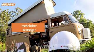 Satco Europe  Selfsat Snipe Mobil Camp [upl. by Nauqel]