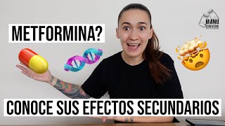 🤯QUÉ ES LA METFORMINA Y CUÁLES SON SUS EFECTOS SECUNDARIOS  CONTROL DE DIABETES  Manu Echeverri [upl. by Macdermot]