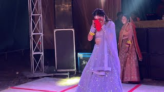 Bride’s Sangeet Dance Performance😓🥺 bestfriendsforever bestie sangeetdance emotional bride [upl. by Oruntha726]