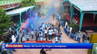 Meriah HUT ke44 SMP Negeri 3 Karanganyar [upl. by Seuqcaj122]