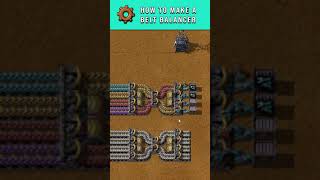 How To Make A Belt Balancer In 60 Seconds  Factorio [upl. by Haleemak]