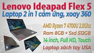 Lenovo Ideapad Flex 5 14ARE05 AMD Ryzen 7  Laptop 2 in 1 thời trang cảm ứng xoay 360 tiện lợi [upl. by Nosnirb18]