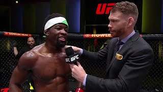 Sodiq Yusuff Octagon Interview  UFC Vegas 50 [upl. by Zilef]