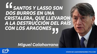 SANTOS y LASSO son 2 BURROS en una CRISTALERA q LLEVARON a la DESTRUCCIÓN del PAÍS CON los APAGONES [upl. by Giefer]