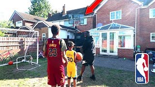 CURRY vs JAMES KNOCKOUT NBA BASKETBALL CHALLENGE [upl. by Procora]