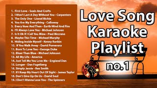 19 Love Song Karaoke Playlist 1  Cruisin 1 Playlist karaoke version [upl. by Mariel]